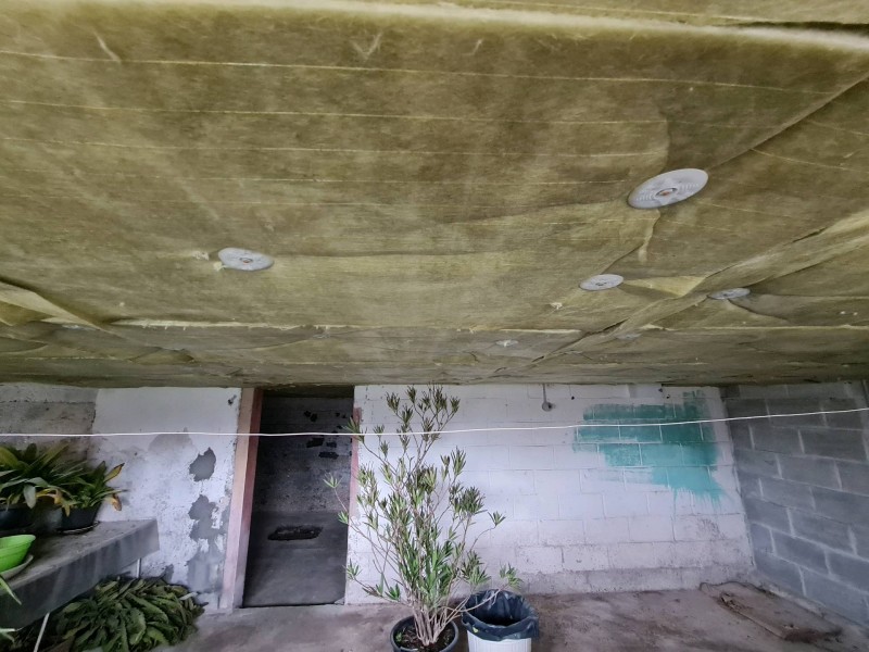 Isolation des plancher bas au Neubourg 27