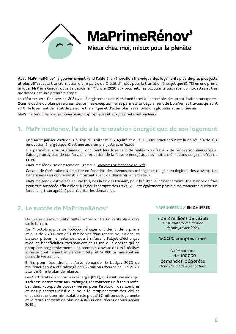 Ma Prime Renov, les nouveautés 2022 pour les particuliers