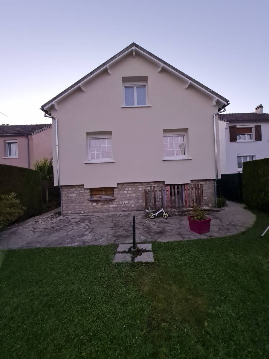 Travaux d'ITE sur maison à Mantes la jolie 