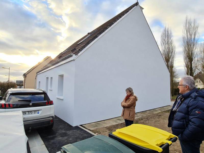 Isolation thermique des murs par l'extérieur à Bourg Achard 27