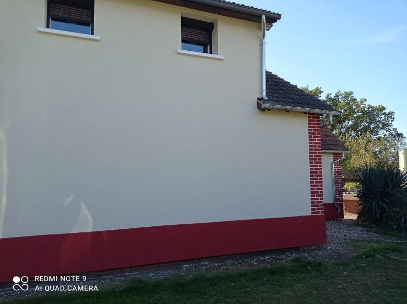 EFIBAT : Rénovation complète de façade sur une maison ancienne à Sainte-Colombe-la-Commanderie (27110)